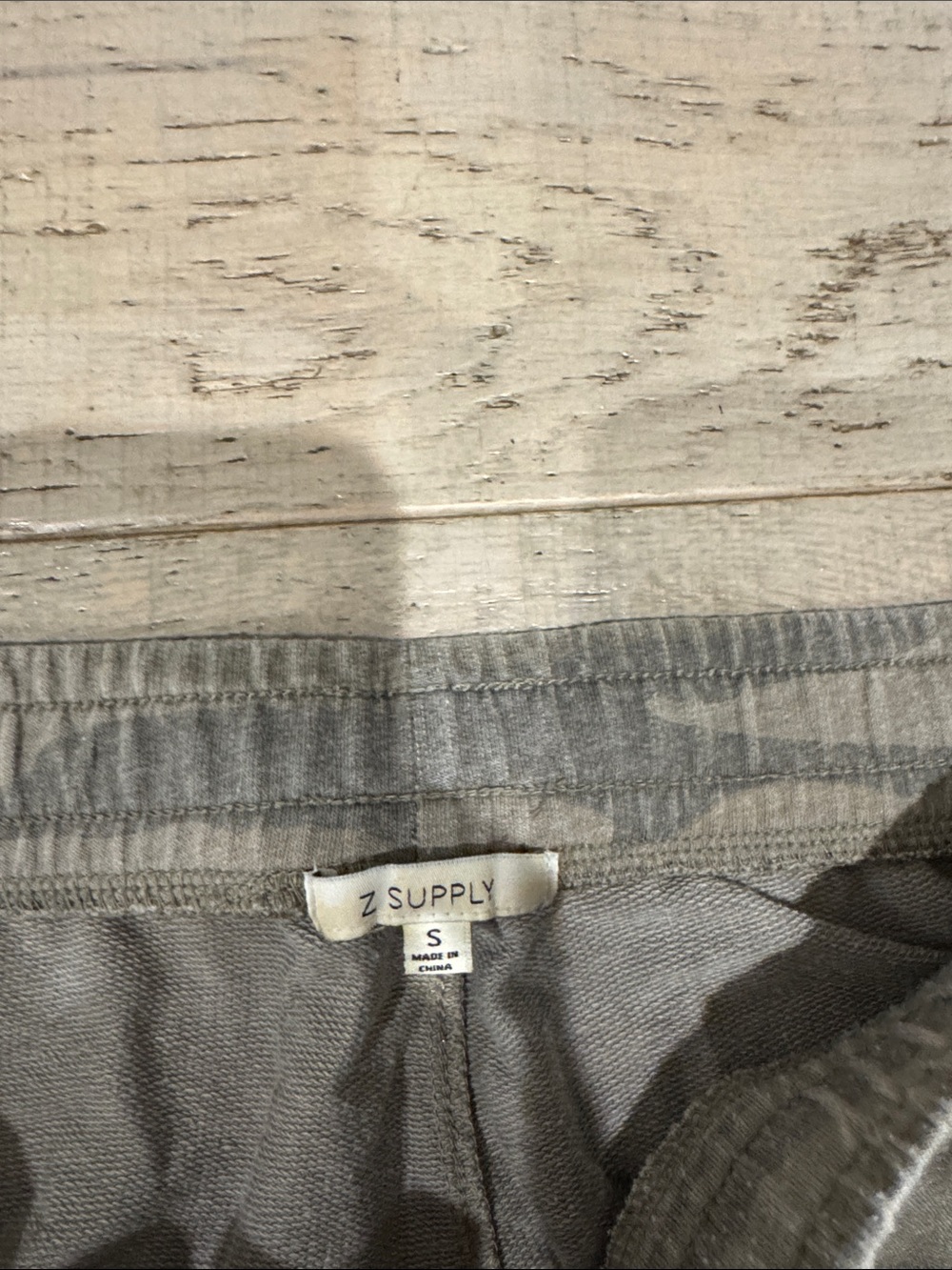 Z supply Camo Joggers with Black & Yellow Side Stripe Detail - Picture 3 of 4